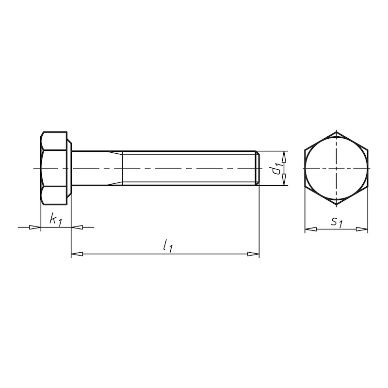 UNC VARŽTAS  1/4X3/4 GR5 A2