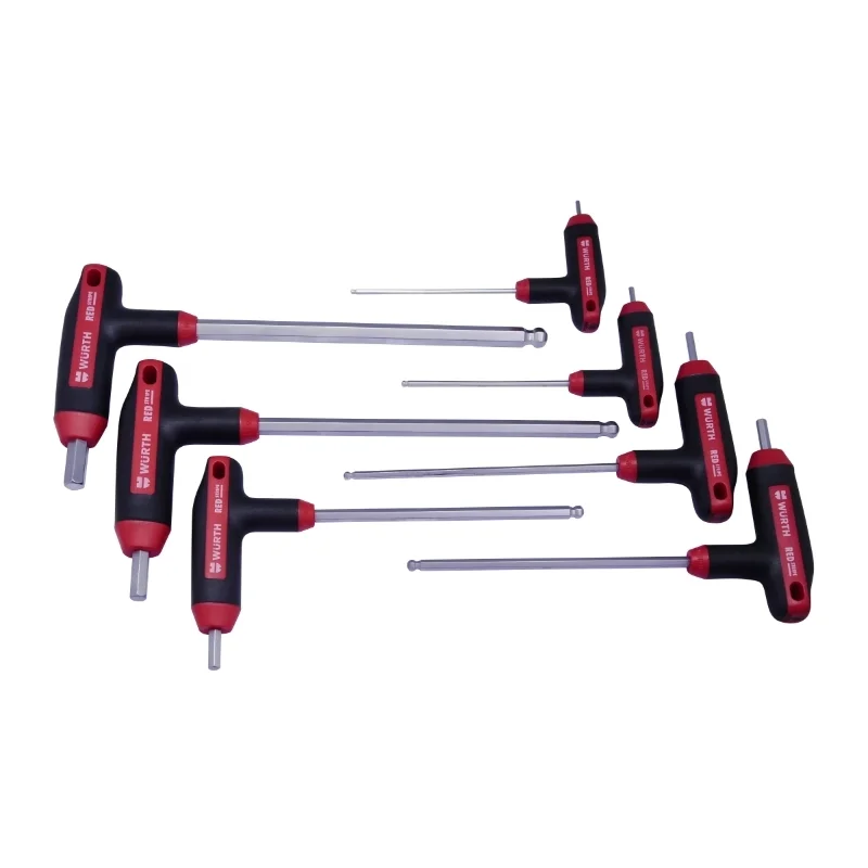 ATSUKTUVŲ HEX T-FORM RINKINYS, 7 VNT. REDSTRIPE