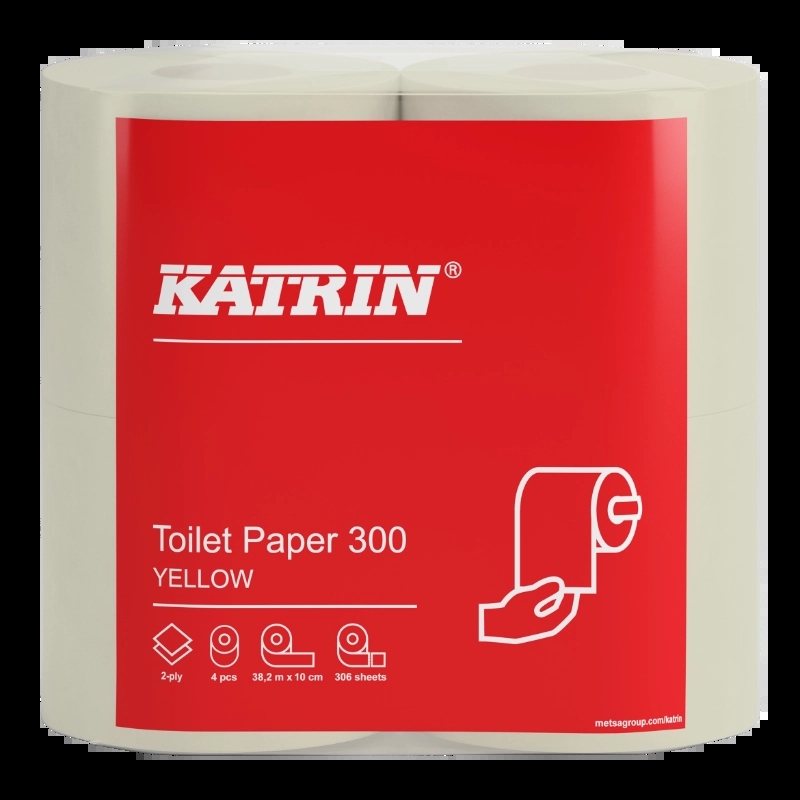 TUALETINIS POPIERIUS, GELTONAS