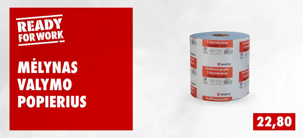 Mėlynas valymo popierius