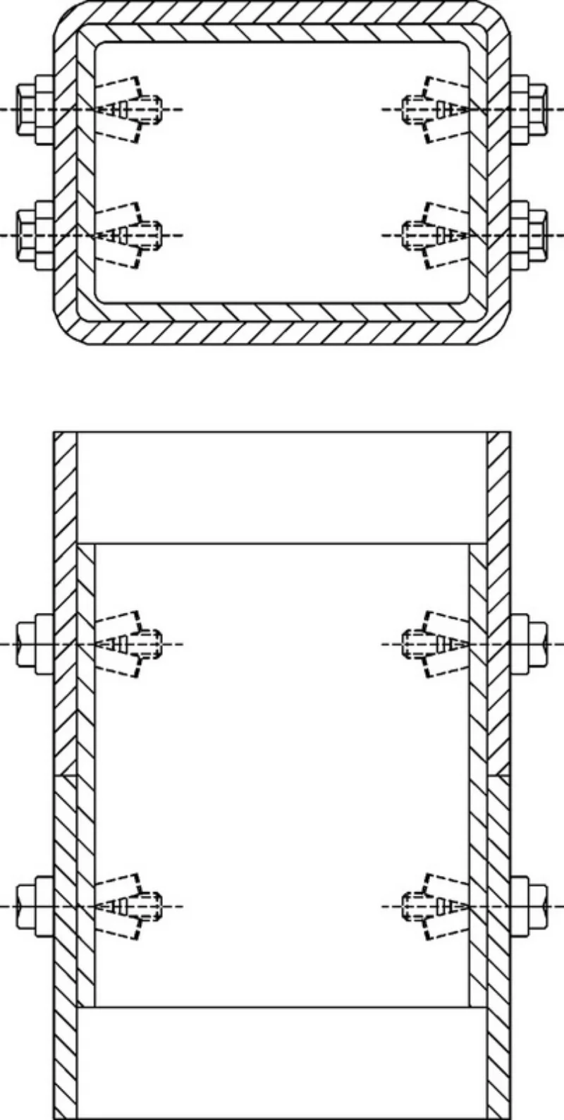 BOX BOLT KARŠTAI CINKUOTAS