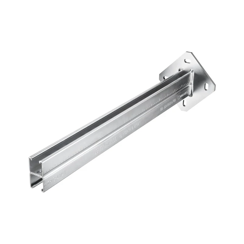 KONSOLĖ VARIFIX® 41/82 SU DIDELE, CINKUOTA PAGRINDO PLOKŠTE