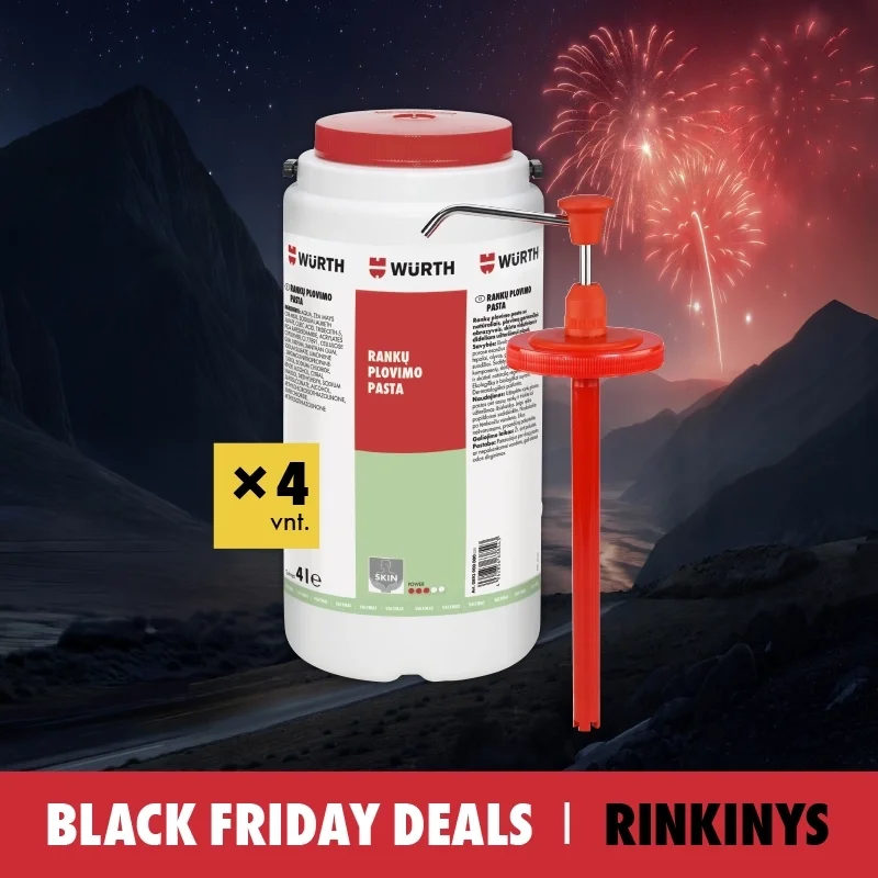 RANKŲ PLOVIMO RINKINYS 4X4L + DOZATORIUS SU LAIKIKLIU