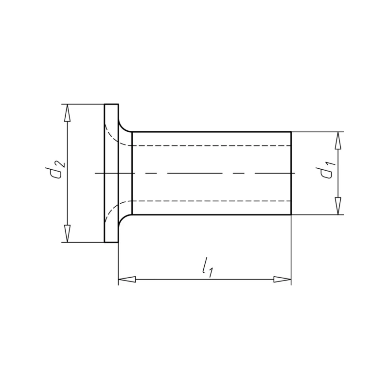 DIN7340 KNIEDĖ 5X0.5X6 PL