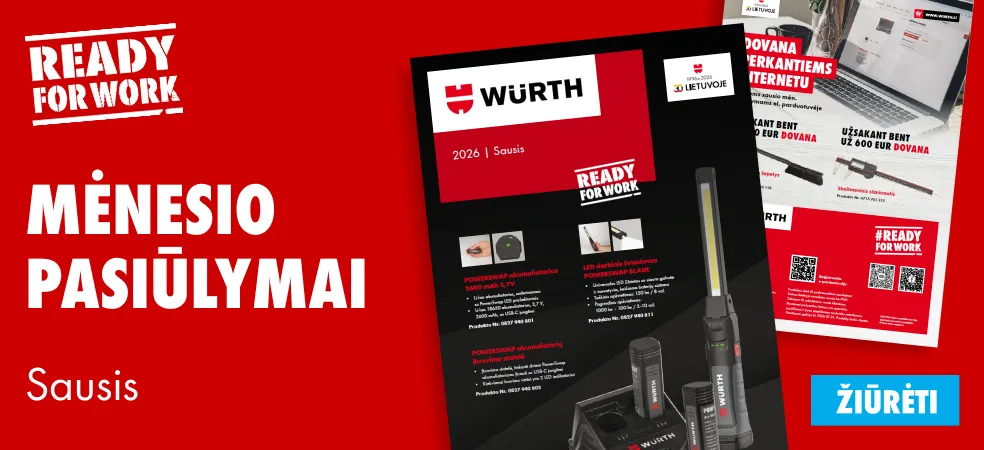 Sausio mėnesio pasiūlymai