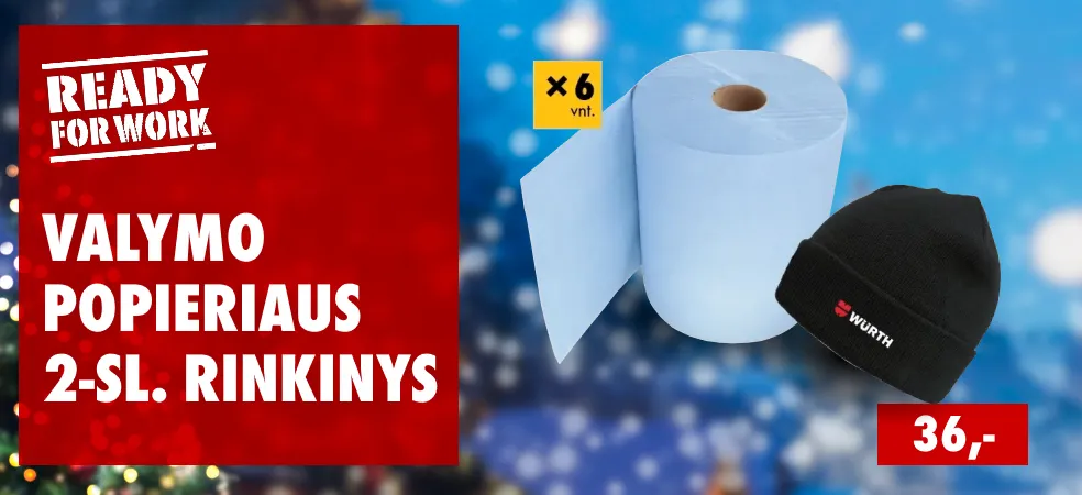 VALYMO POPIERIAUS 2-SL. RINKINYS