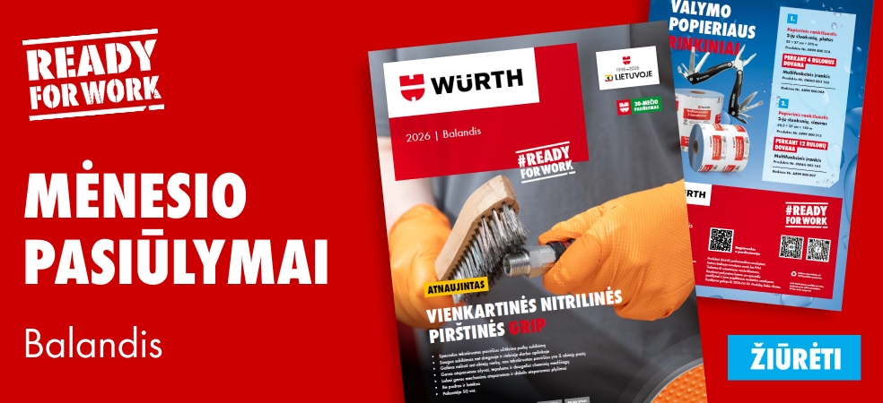 VASARIO MĖNESIO PASIŪLYMAI