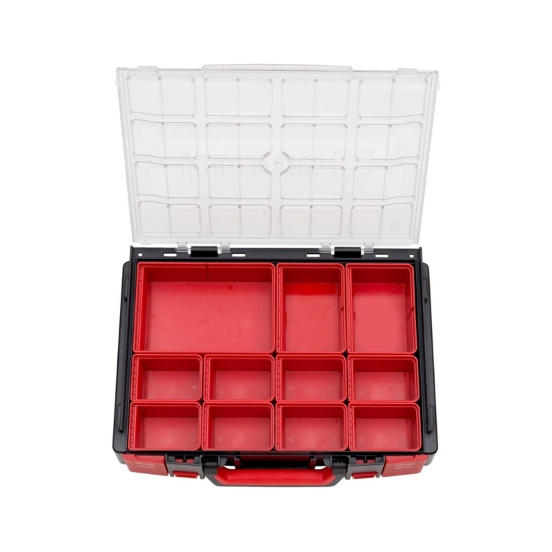 ORSY LAGAMINAS 4.4.1 SU DĖŽUTĖMIS JUODAS, PERMATOMU DANGČIU