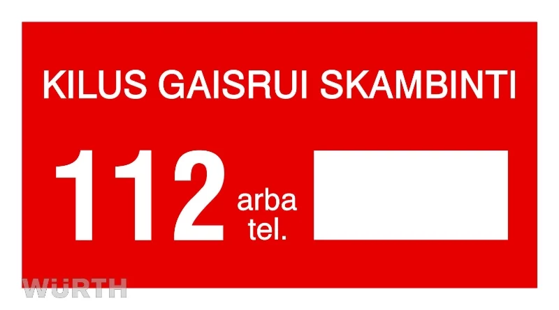 LIPDUKAS, KILUS GAISRUI SKAMB.112, 130X130