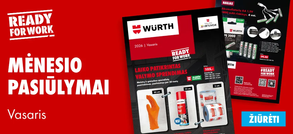 VASARIO MĖNESIO PASIŪLYMAI