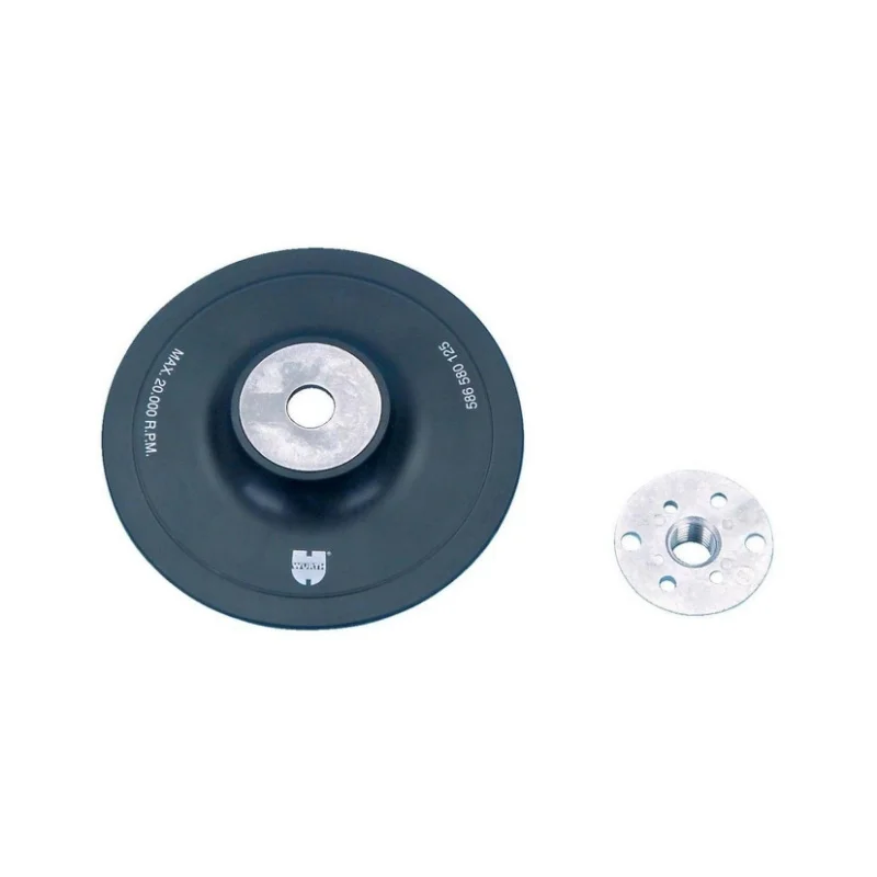 ATRAMINĖ LĖKŠTUTĖ ŠLIFAVIMO LAPELIAMS, 125 MM, MINKŠTA