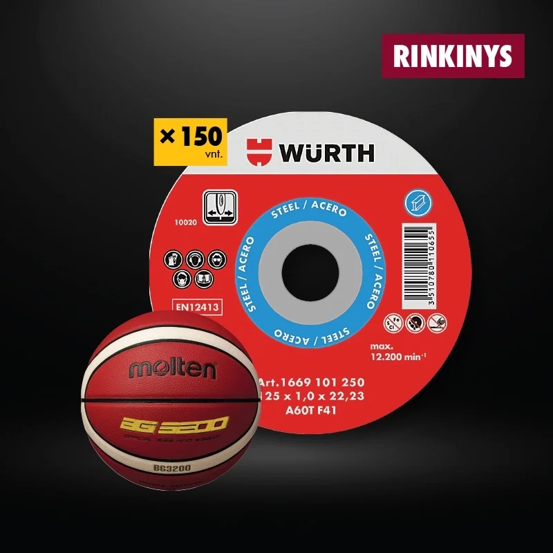 PJOVIMO DISKŲ RINKINYS 150