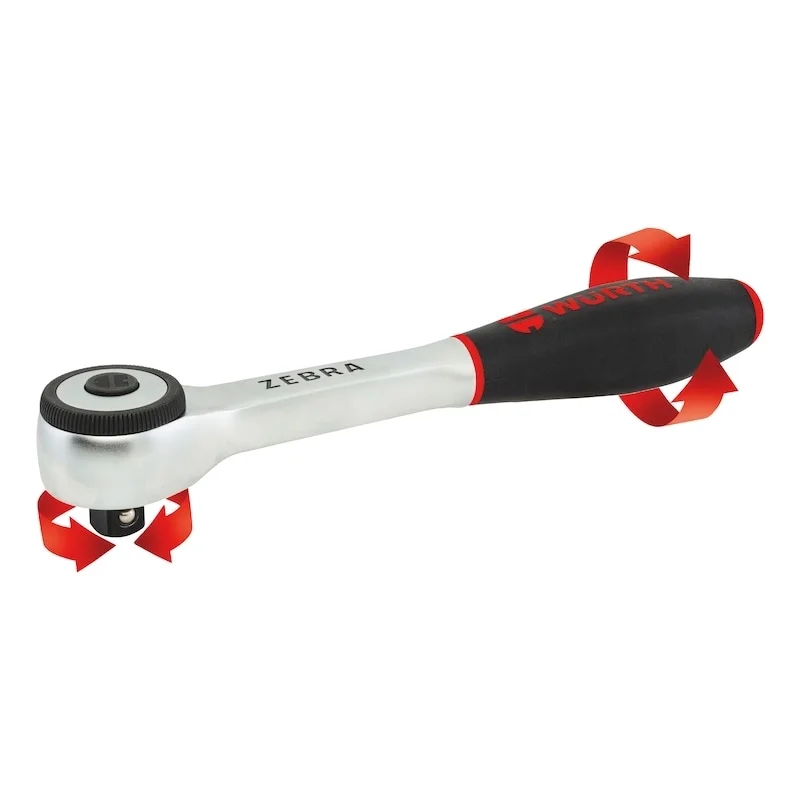 TERKŠLĖ SU 360° SUKAMA RANKENA 1/2"