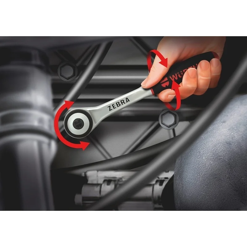 TERKŠLĖ SU 360° SUKAMA RANKENA 1/2"