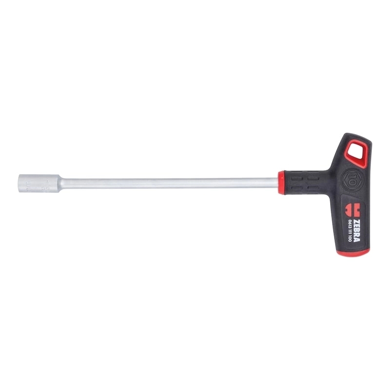 UŽMAUNAMAS RAKTAS  ŠEŠIAKAMPĖMS GALVUTĖMS  SU T FORMOS RANKENA 10X265