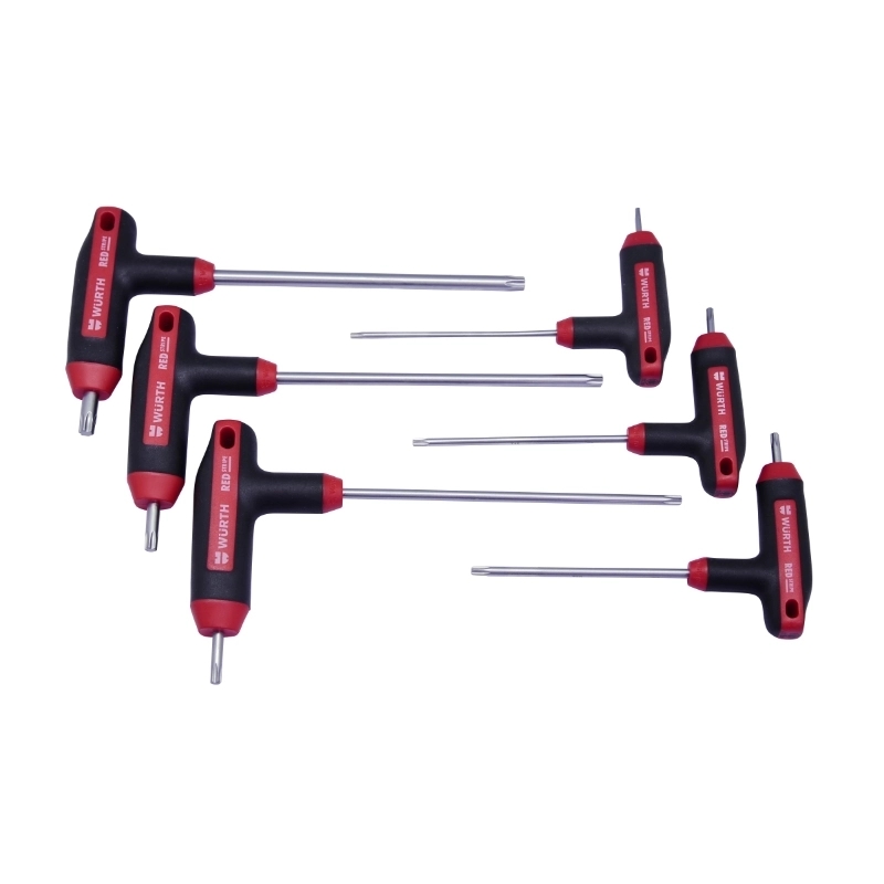 ATSUKTUVŲ TX T-FORM RINKINYS, 6 VNT. REDSTRIPE