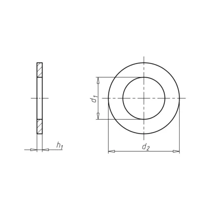ISO7089 POVERŽLĖ 31.0 A2-200HV