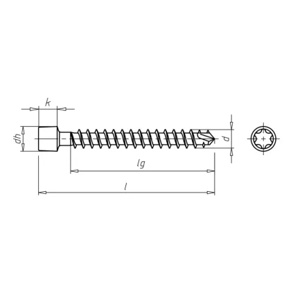 SRAIGTAS ASSY PLUS VG AW40 8X260/241 GELTONAI CINKUOTAS