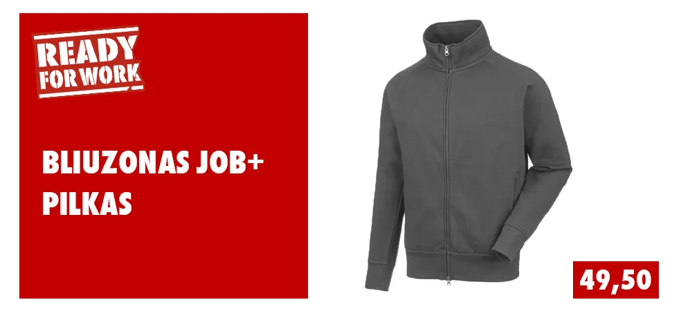BLUZONAS JOB+, PILKAS