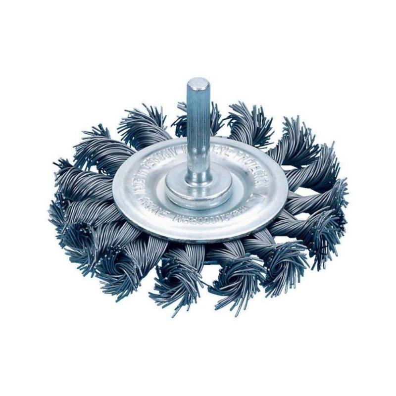 ŠEPETYS VIELINIS DISKO FORMOS SU KOTELIU 75MM