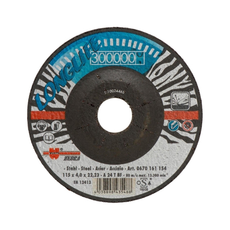 ŠLIFAVIMO DISKAS PLIENUI LONGLIFE 125X7,0/22,23