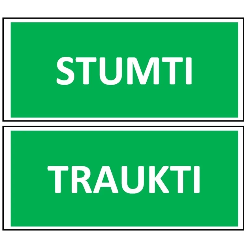 LIPDUKAS, STUMTI-TRAUKTI, 50X150 2VNT
