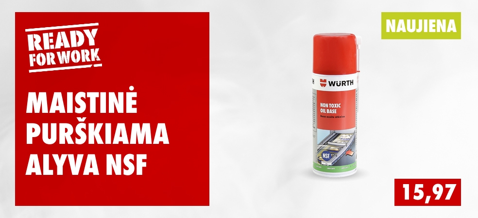 MAISTINĖ PURŠKIAMA ALYVA NSF