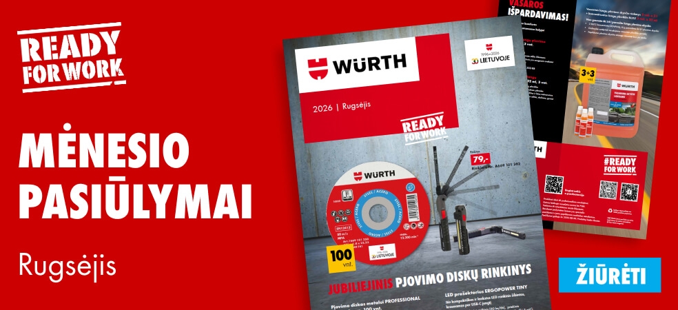 MĖNESIO PASIŪLYMAI