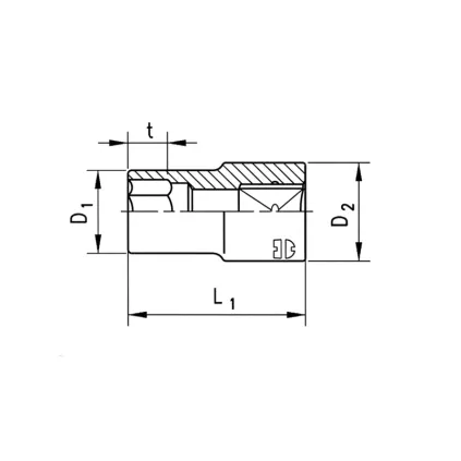 GALVUTĖ 3/4" SW 22