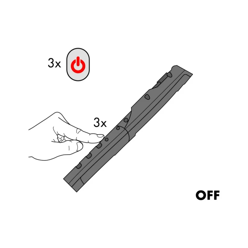 LED ERGOPOWER SLIM+ AKUMULIATORINIS ŠVIESTUVAS