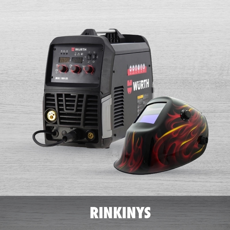 INVERTERINIO SUVIRINIMO APARATO IR SUVIRINIMO ŠALMO RINKINYS