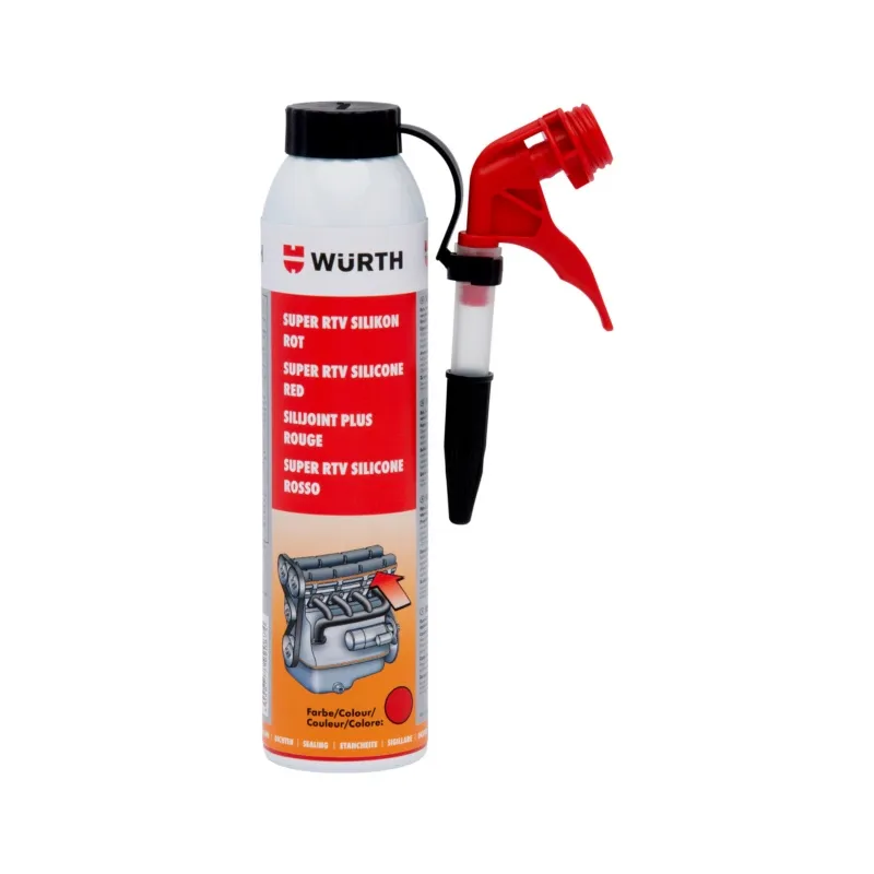 SILIKONAS SUPER RTV PLUS 200ML, RAUDONAS