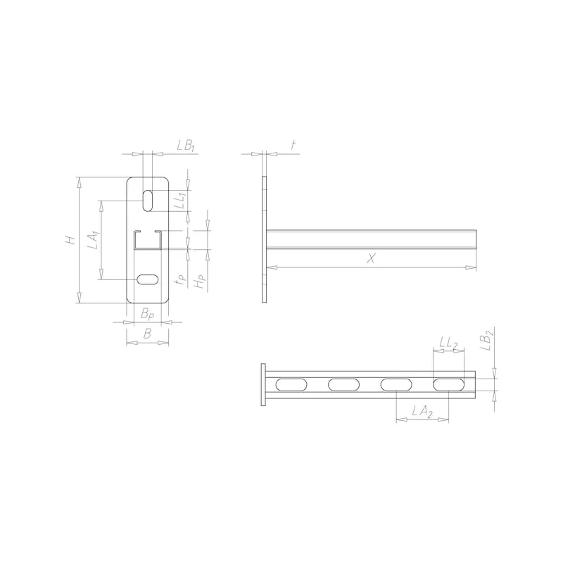 KONSOLĖ VARIFIX CINKUOTA