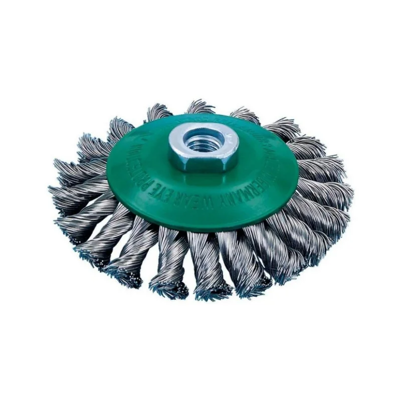 ŠEPETYS VIELINIS KONUSINIO DISKO FORMOS 115MM A2