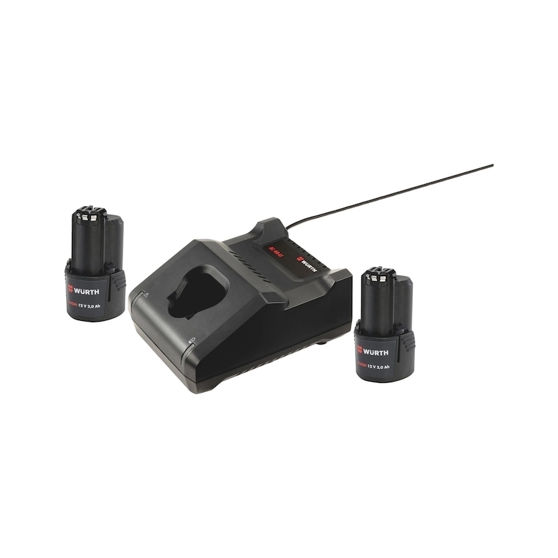 2 BATERIJŲ 2AH IR KROVIKLIO 12V RINKINYS