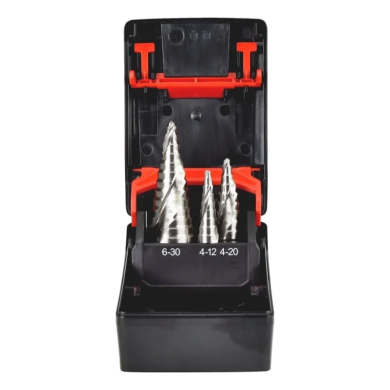 PAKOPINIŲ GRĄŽTŲ HSS PERFORMANCE ZEBRA RINKINYS 4-30MM, 3 VNT. SYSKA