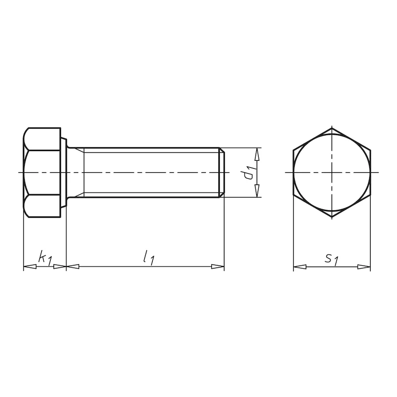 ISO8676 VARŽTAS 8.8 CINKO DANGA (A2K)